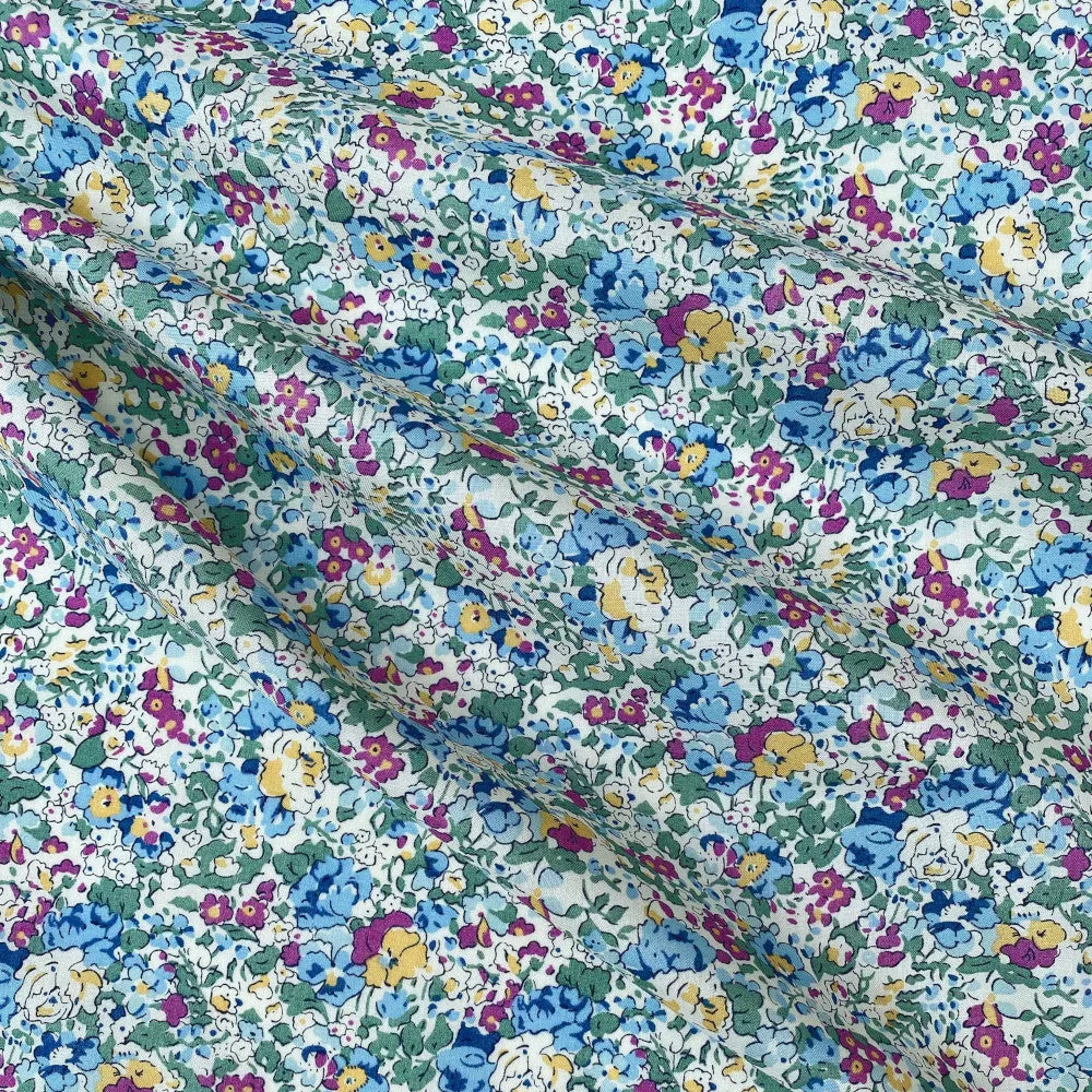 58" LIBERTY Cotton Multi Floral (By the yard)