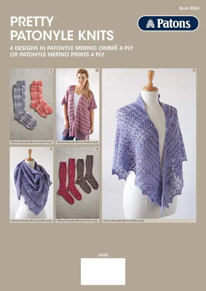 8024 Pretty Patonyle Knits