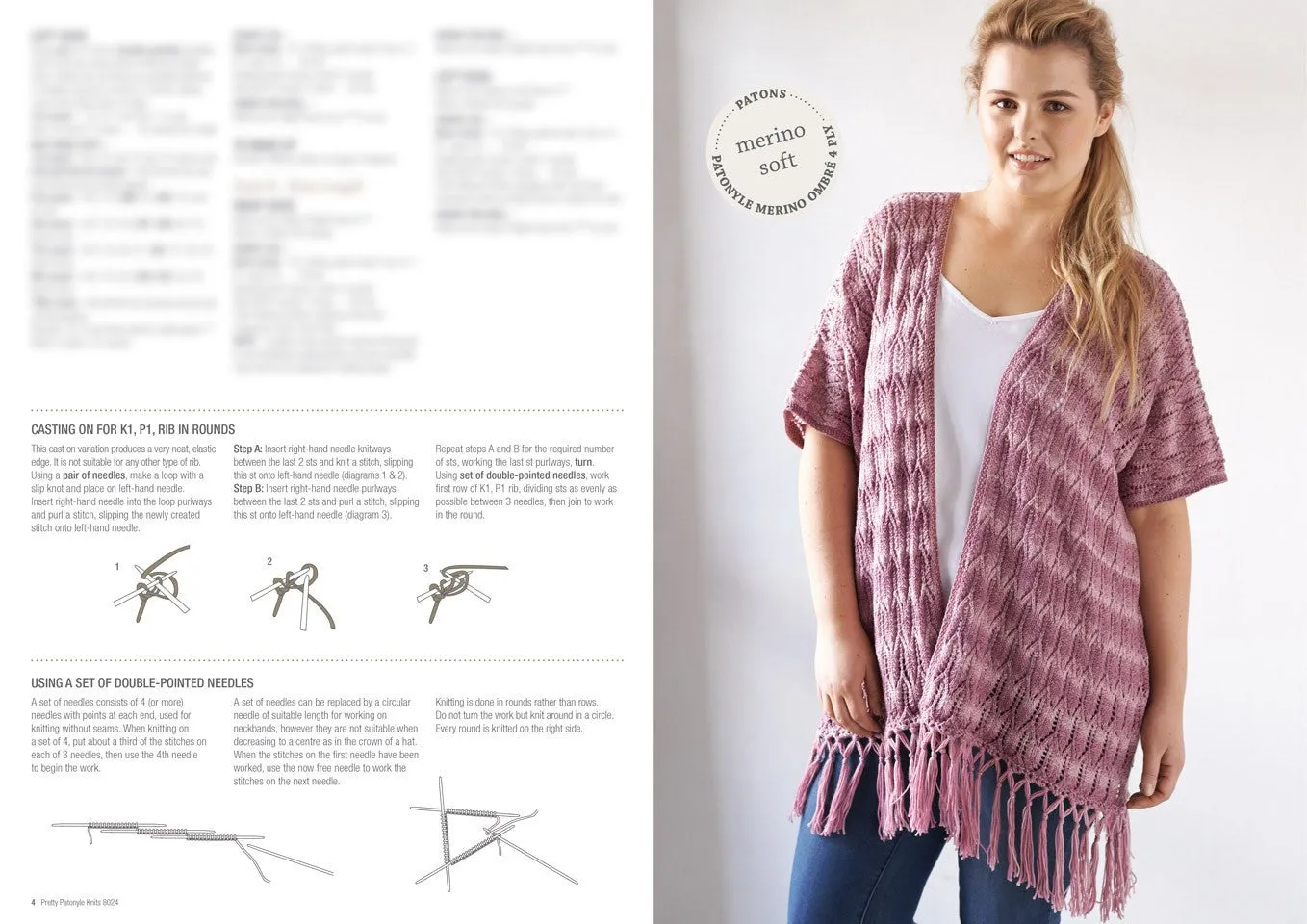 8024 Pretty Patonyle Knits