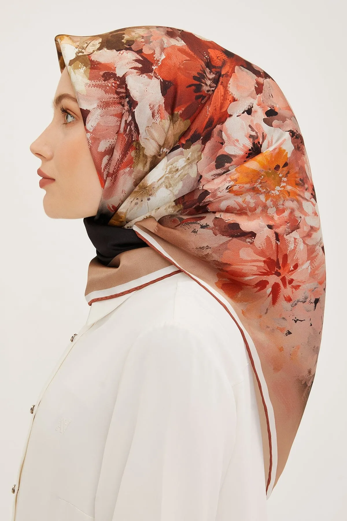 Armine Estella Floral Silk Scarf #3