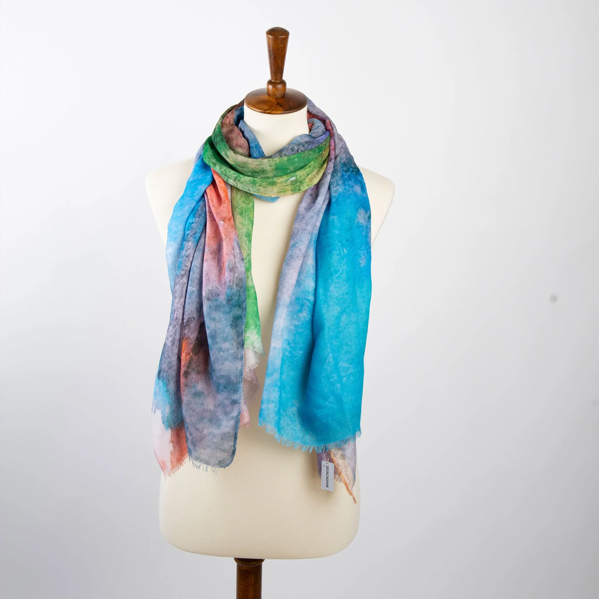 Audrina Abstract Lightweight Scarf