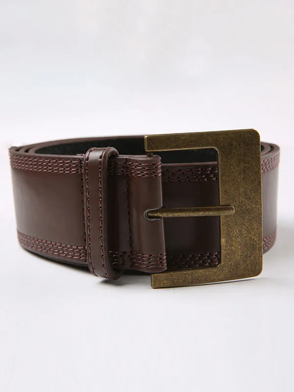 Belt Buckle Geometric Belts