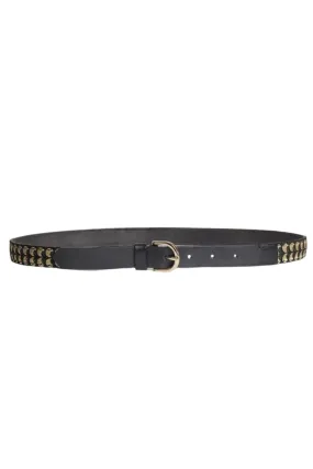 BOBBY LEATHER BELT EMBROIDERY - CB25