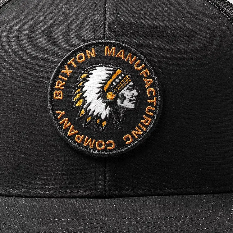 Brixton Rival Stamp X MP Mesh Cap - Black