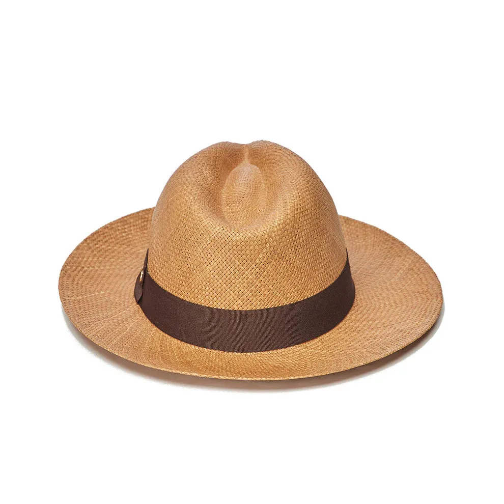 California Hats Hector - Panama Straw Fedora Hat