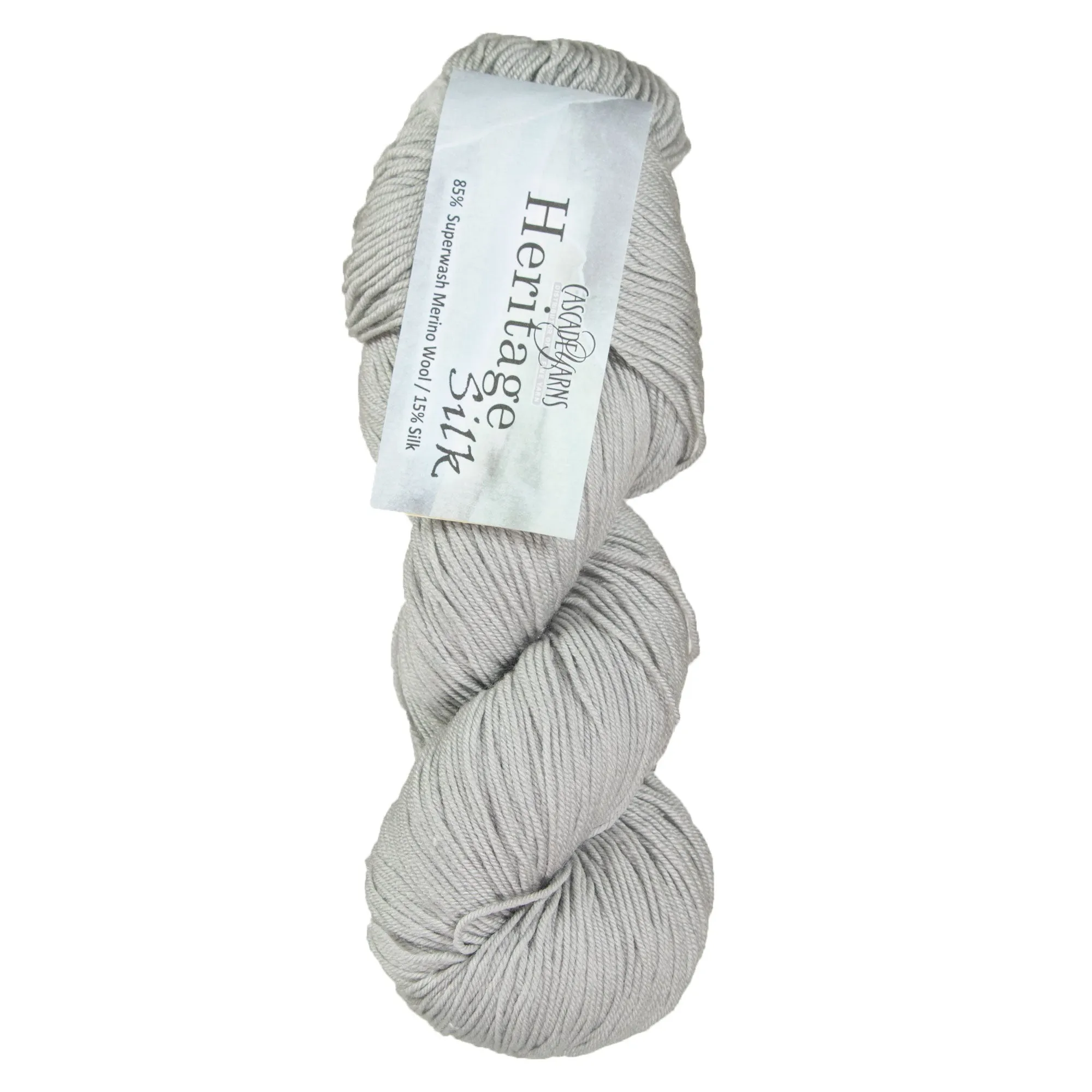 Cascade Yarns Heritage Silk Yarn - 5660 Grey