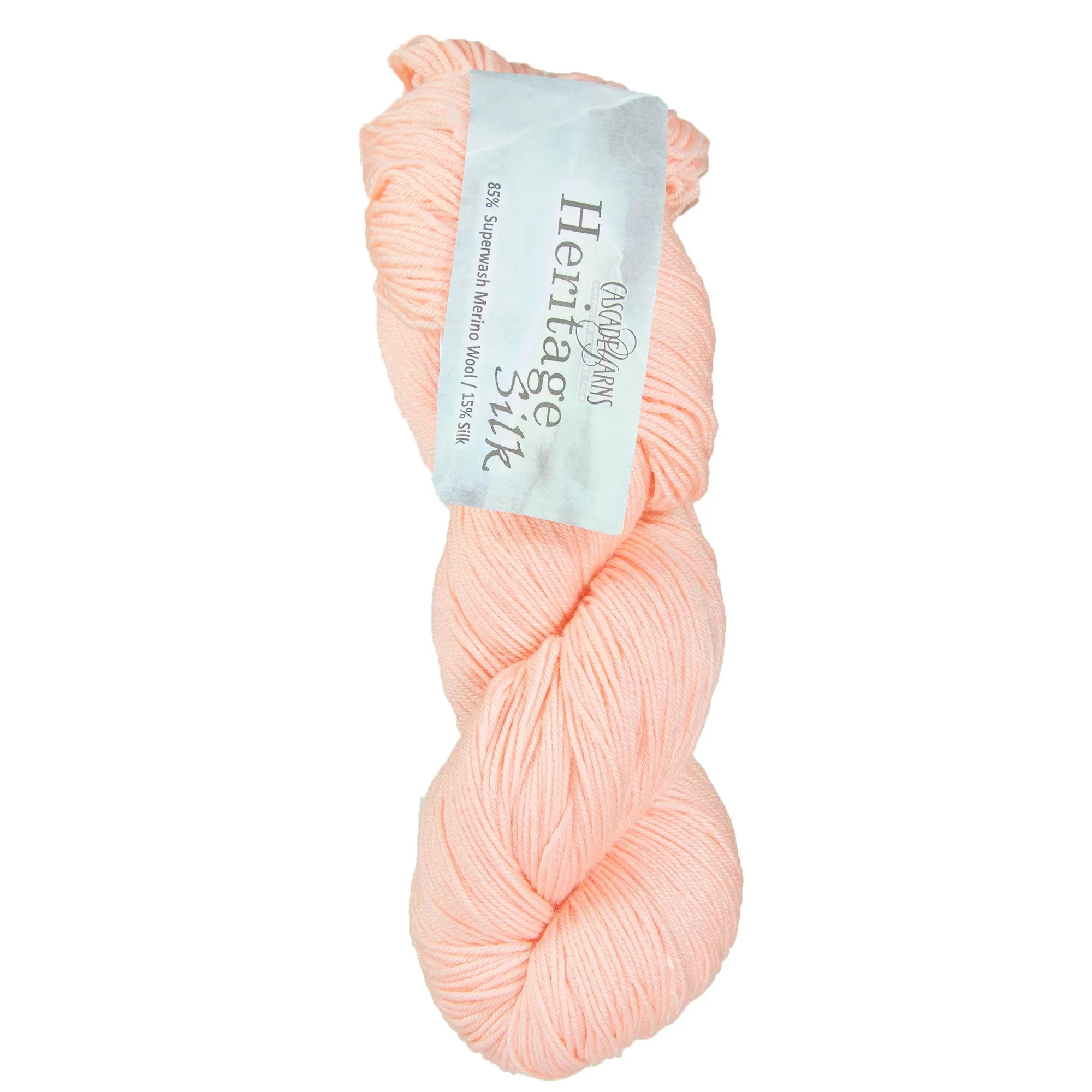 Cascade Yarns Heritage Silk Yarn - 5718 Gossamer Pink