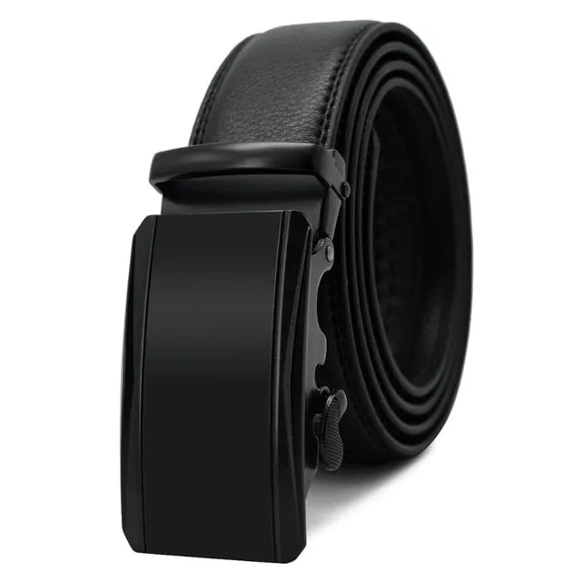 Ceinture Homme Cowskin Automatic Buckle Cowhide Men Belts