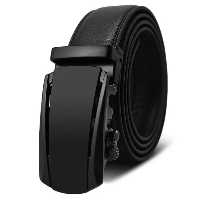 Ceinture Homme Cowskin Automatic Buckle Cowhide Men Belts