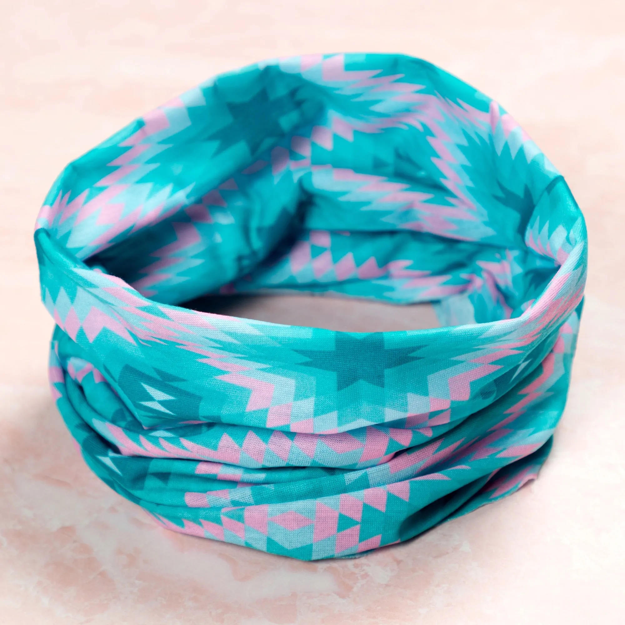 Colorful Print Lightweight Neck Warmer