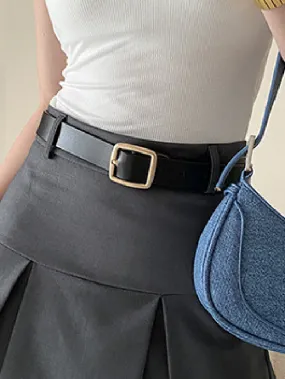 Cow Leather Vintage Buckle Belts