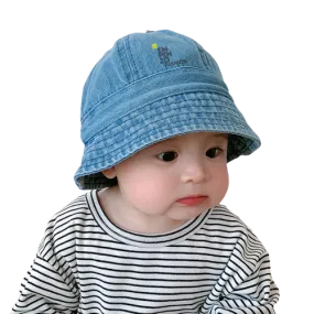 Denim Summer Foldable Kids Hat, Caps