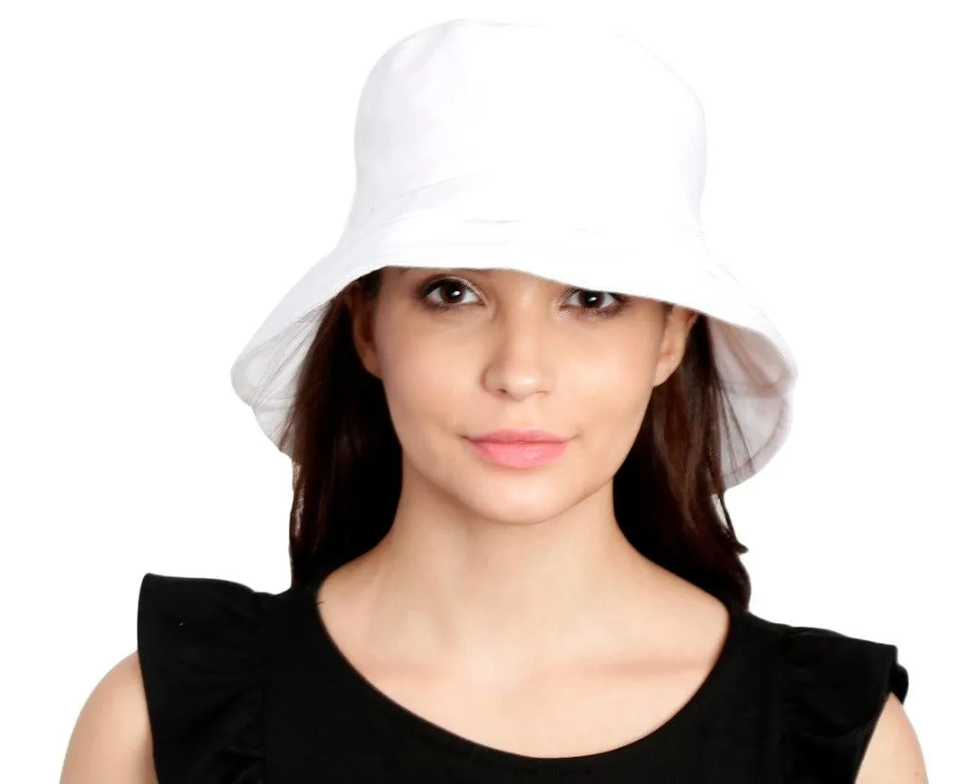 FabSeasons Foldable White Beach Cloche