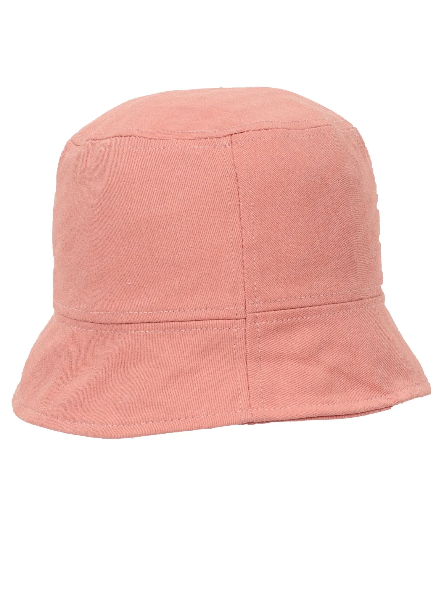 FabSeasons RESCUE Solid Pink Cotton Bucket Hats/Fisherman Caps for Men & Women