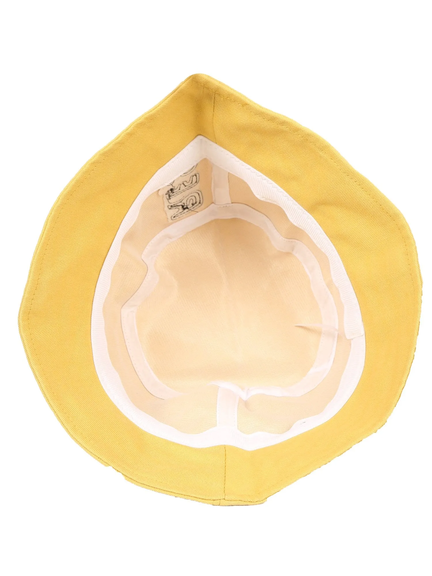 FabSeasons RESCUE Solid Yellow Cotton Bucket Hats/Fisherman Caps for Men & Women