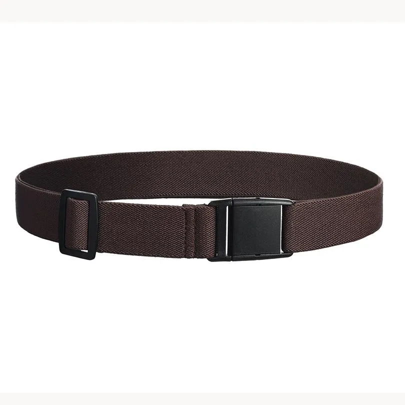 Fashion Unisex Belt Invisible Belt No Show Buckle Elastic Adjustable Waistband Canvas Waistbelt