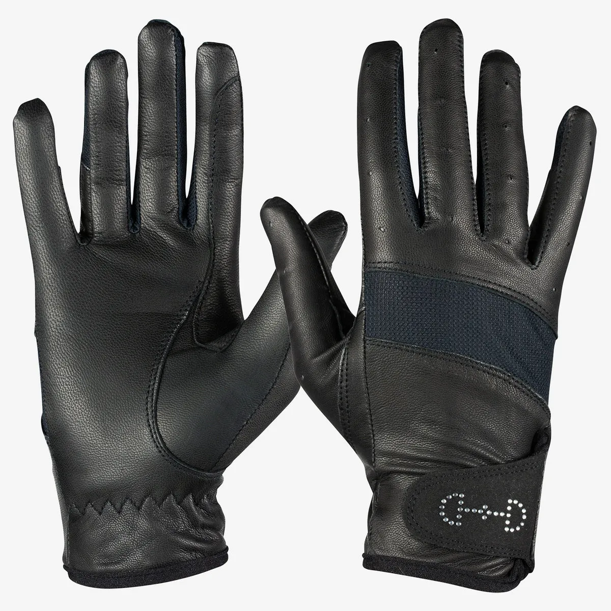 Horze Lether Mesh gloves.