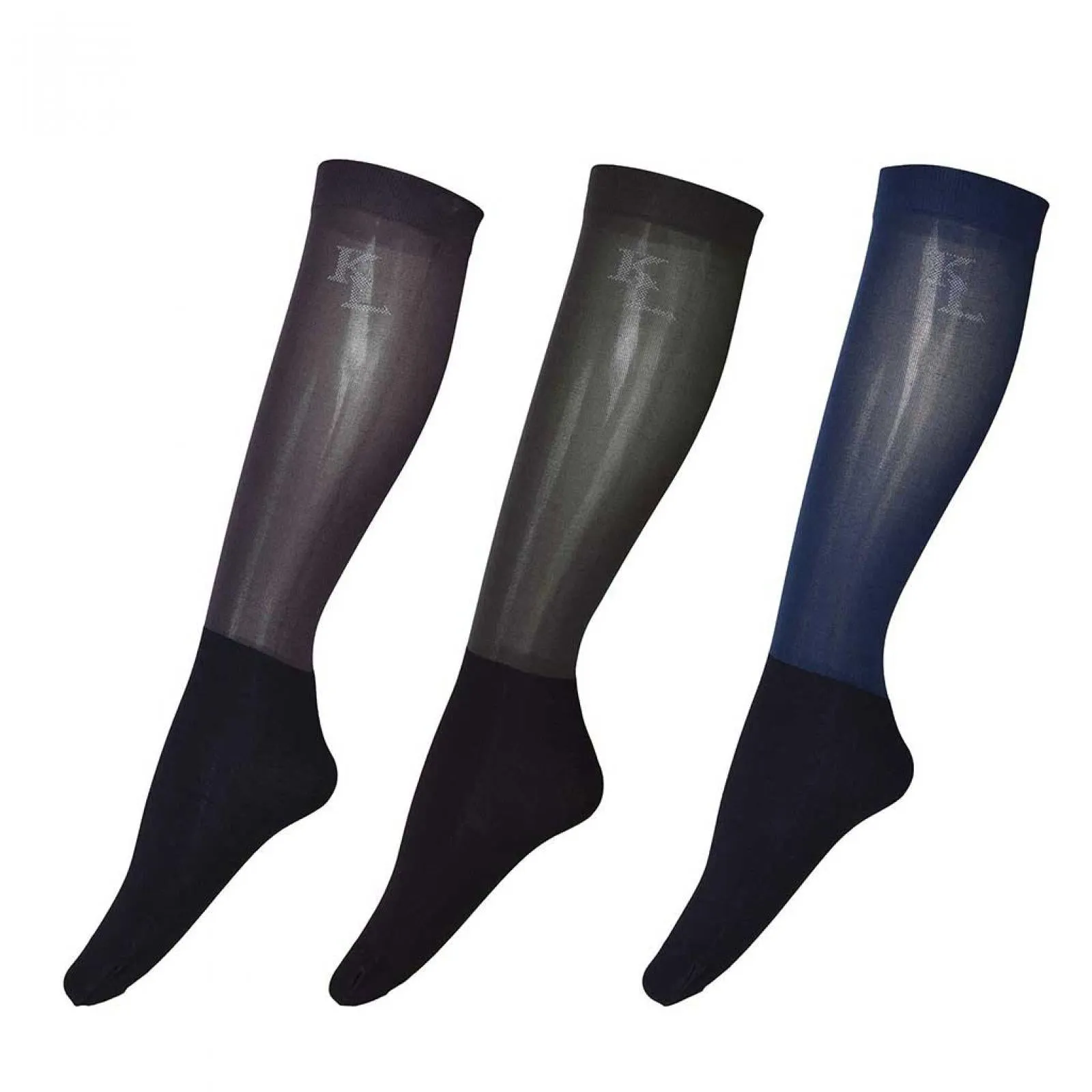 Kingsland Dex Unisex Show Socks 3-Pack