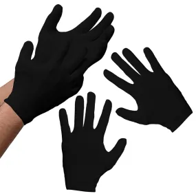 Kuber Industries Gloves | Cotton Summer Gloves | Protection From Sun Burns | Dust | Pollution | Gloves For Women | Gloves For Men | 2 Pair | Pack of 2 | Black