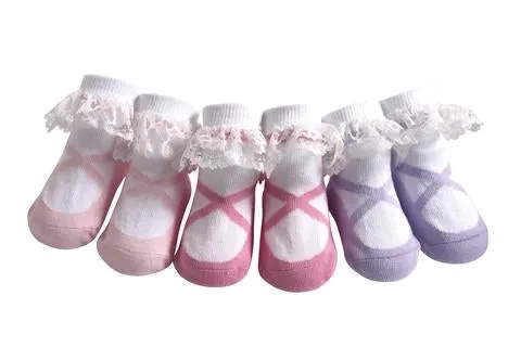 Lacy Ballerina Socks - JazzyToes