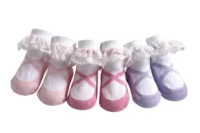 Lacy Ballerina Socks - JazzyToes