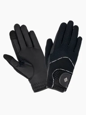 LeMieux 3D Mesh Riding Gloves Black