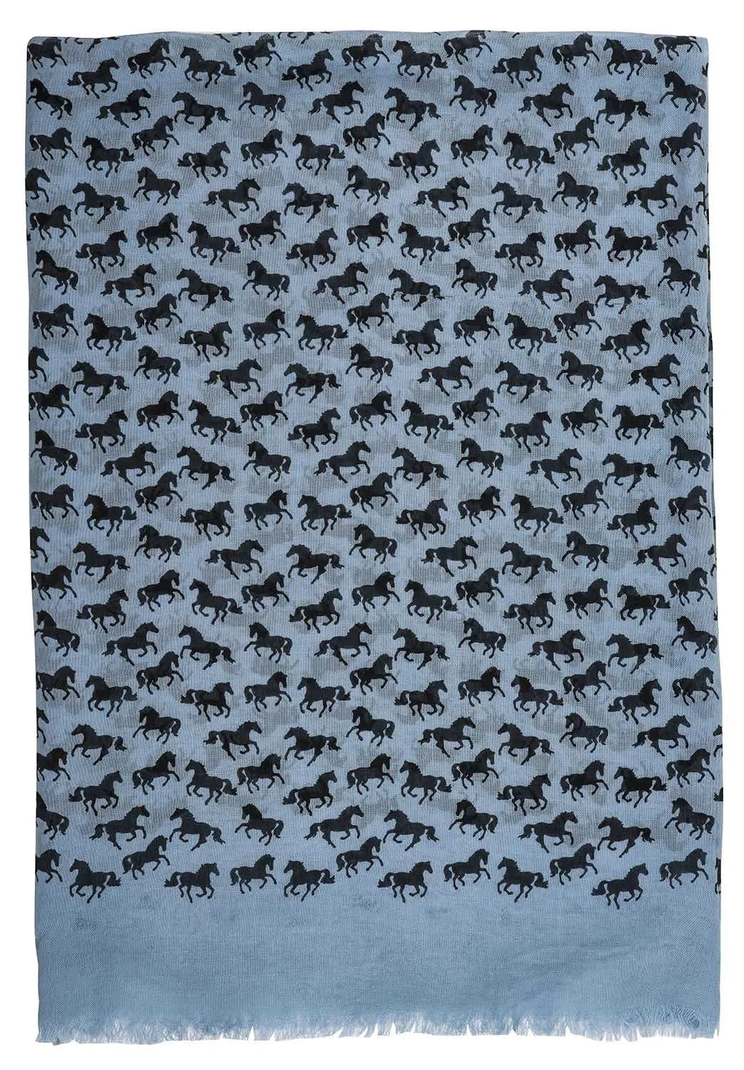 Lila Horse Silhouettes Scarf