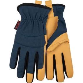 Men's KincoPro Breathable Light-Duty Blue Synthetic Gloves 2019B