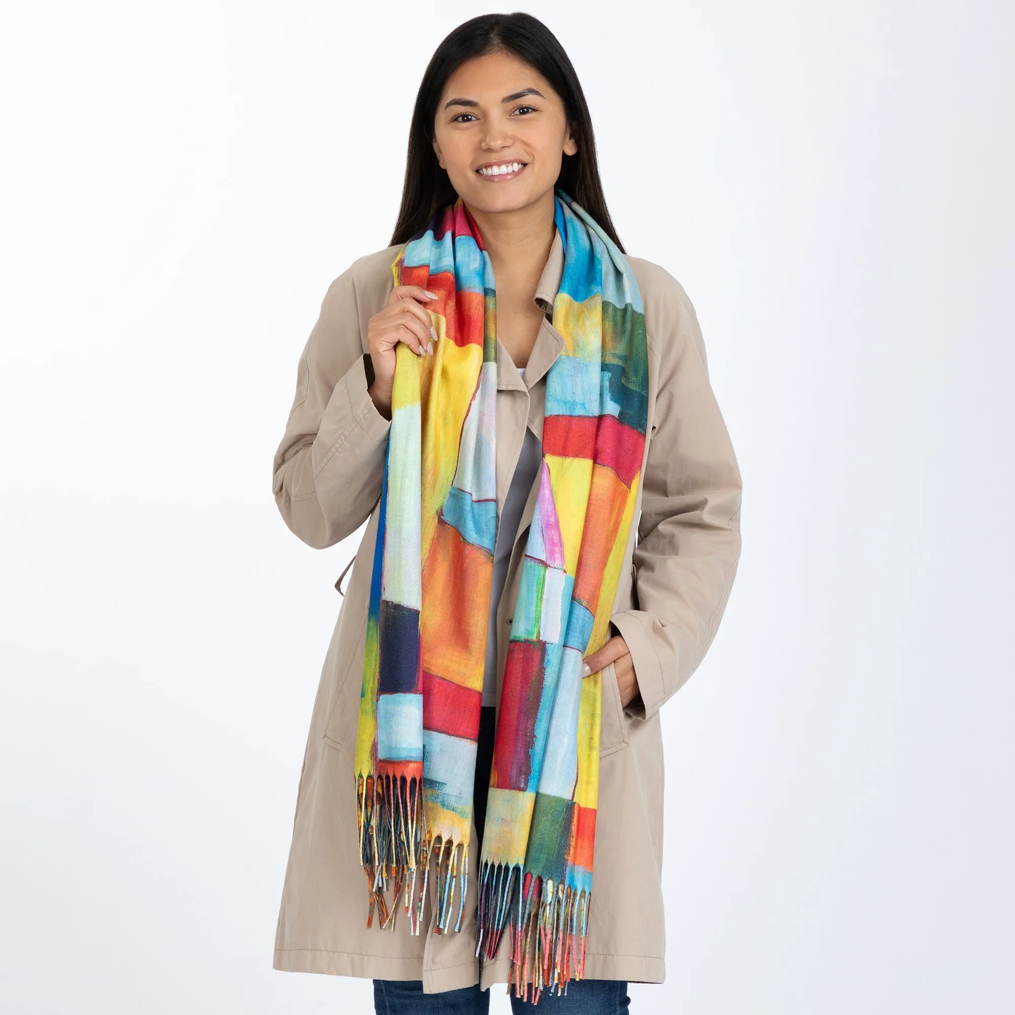 Museum Collection Artistic Double Sided Print Scarf