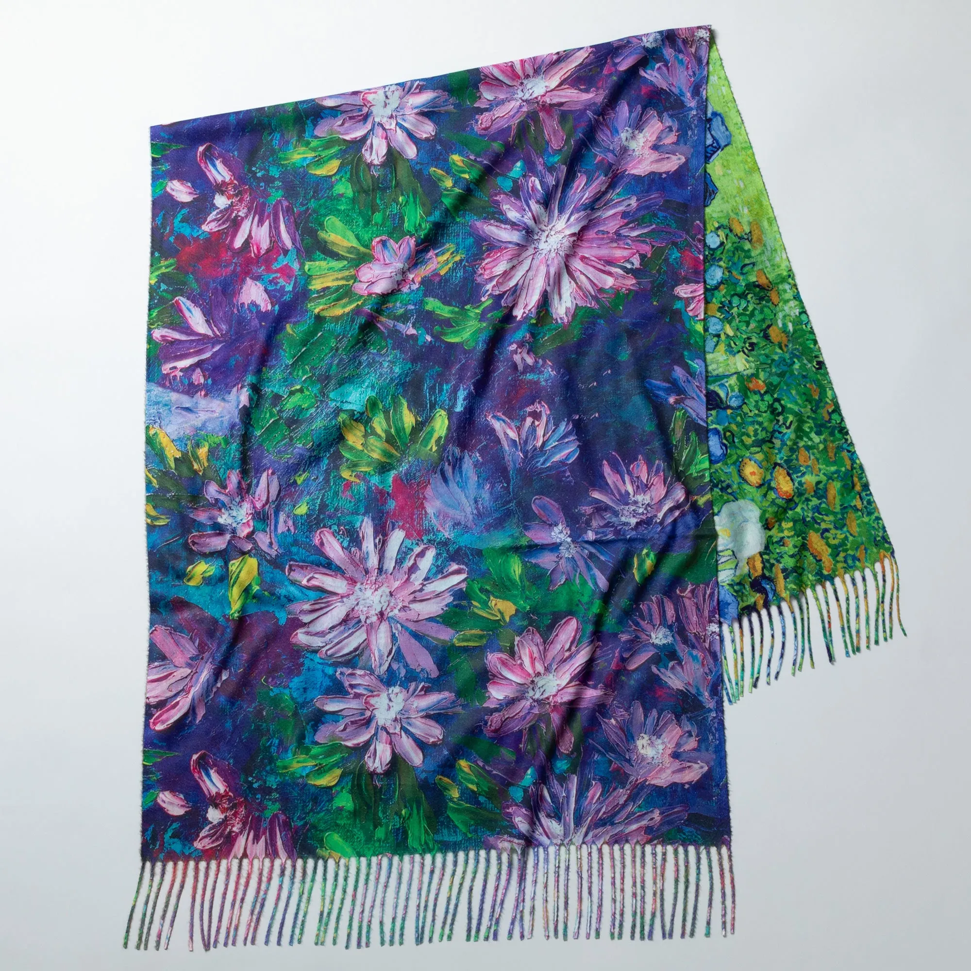 Museum Collection Artistic Double Sided Print Scarf