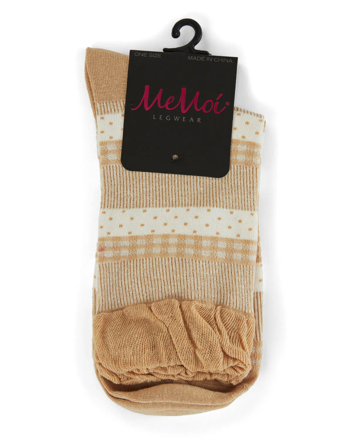 Pattern Mix Women's Cotton Blend Ankle Socks