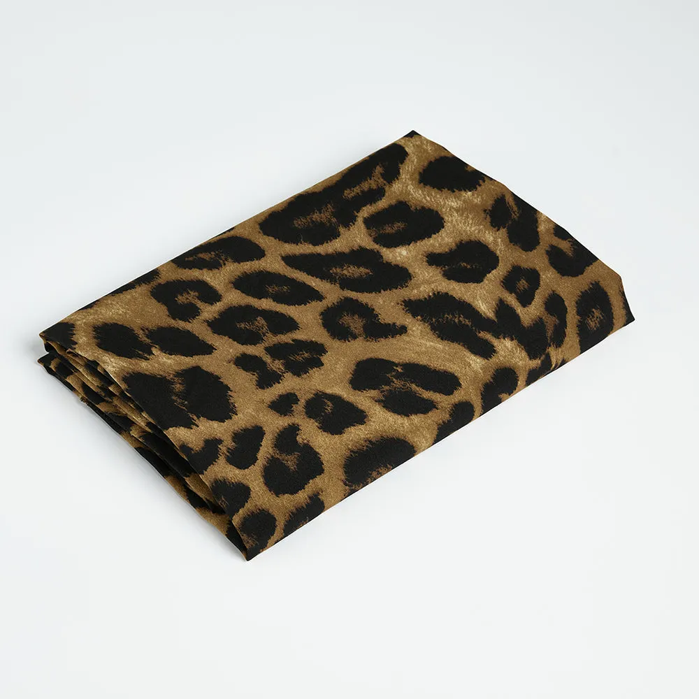 Polyester Spandex Animal Print Chiffon Fabric