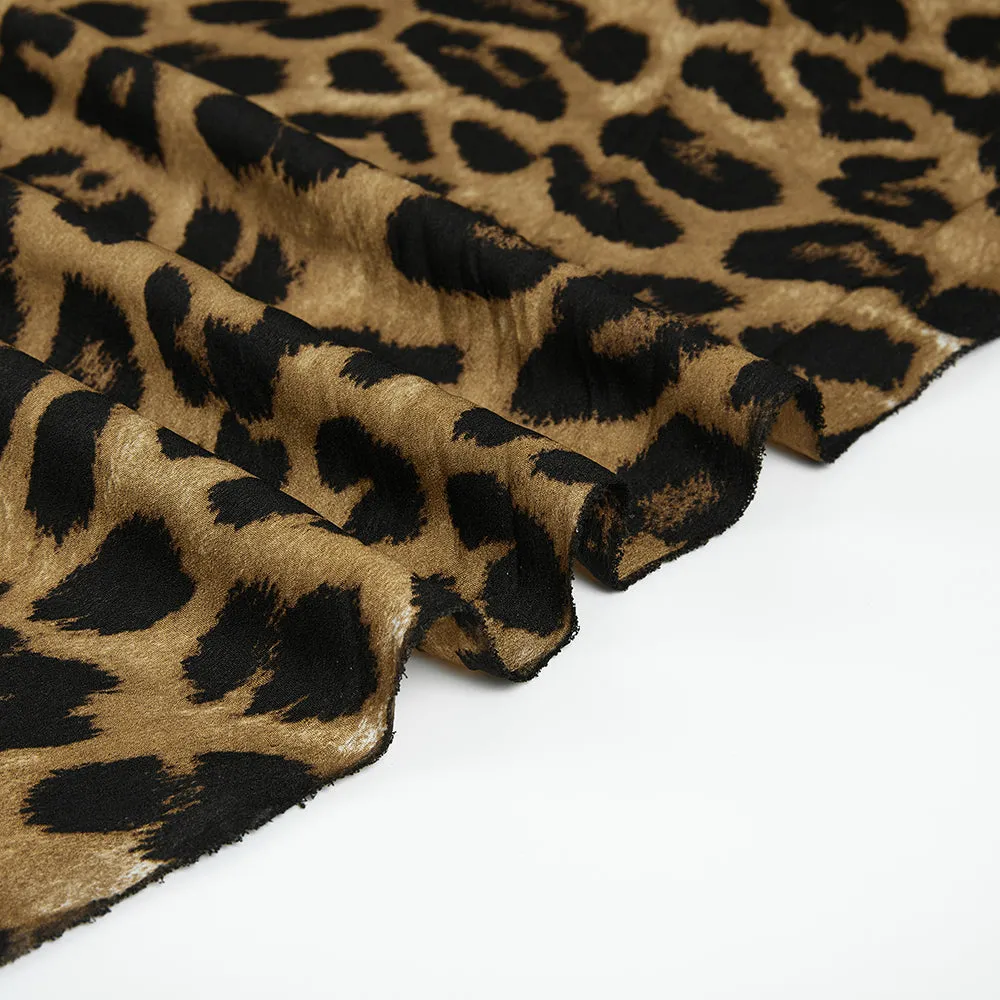 Polyester Spandex Animal Print Chiffon Fabric