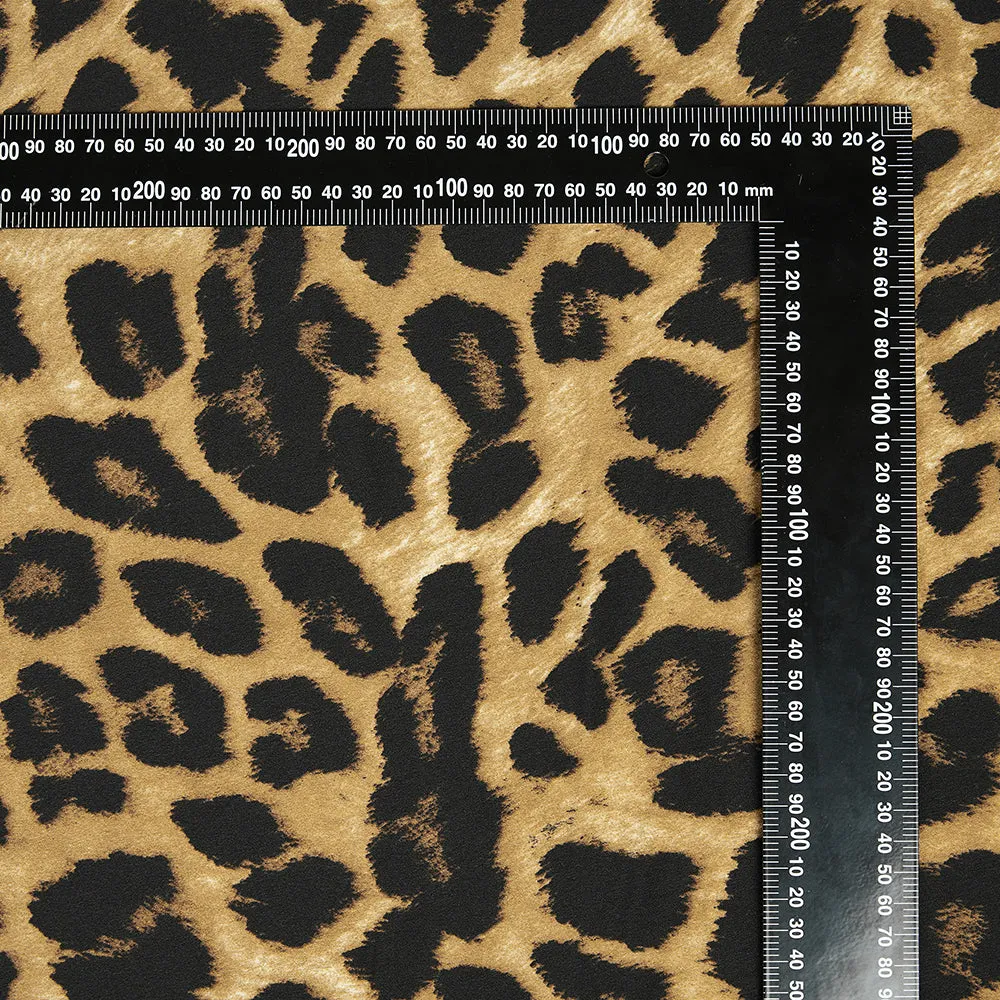 Polyester Spandex Animal Print Chiffon Fabric