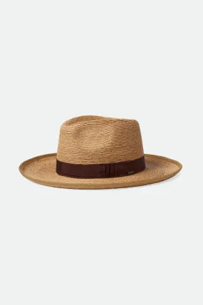 Reno Straw Fedora - Tan