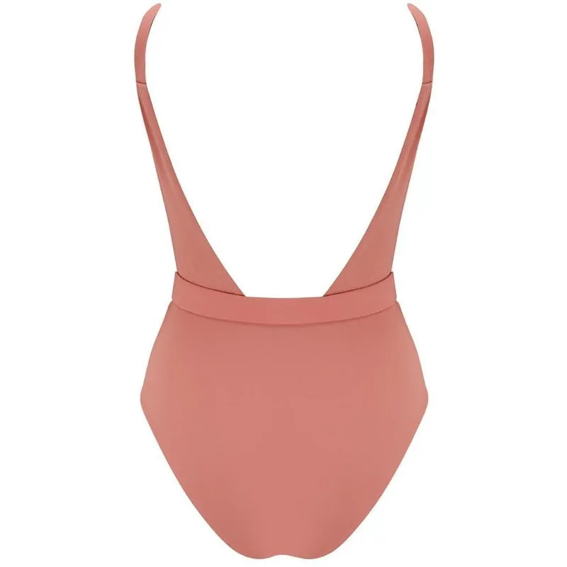 Revivre | The 'Elle' Reversible One Piece in Azura Rose