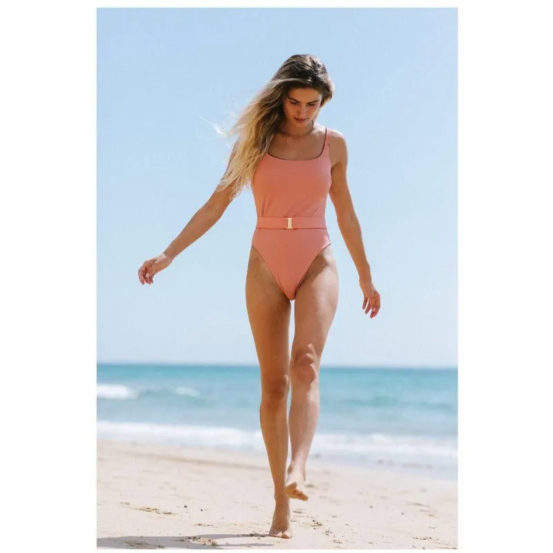 Revivre | The 'Elle' Reversible One Piece in Azura Rose