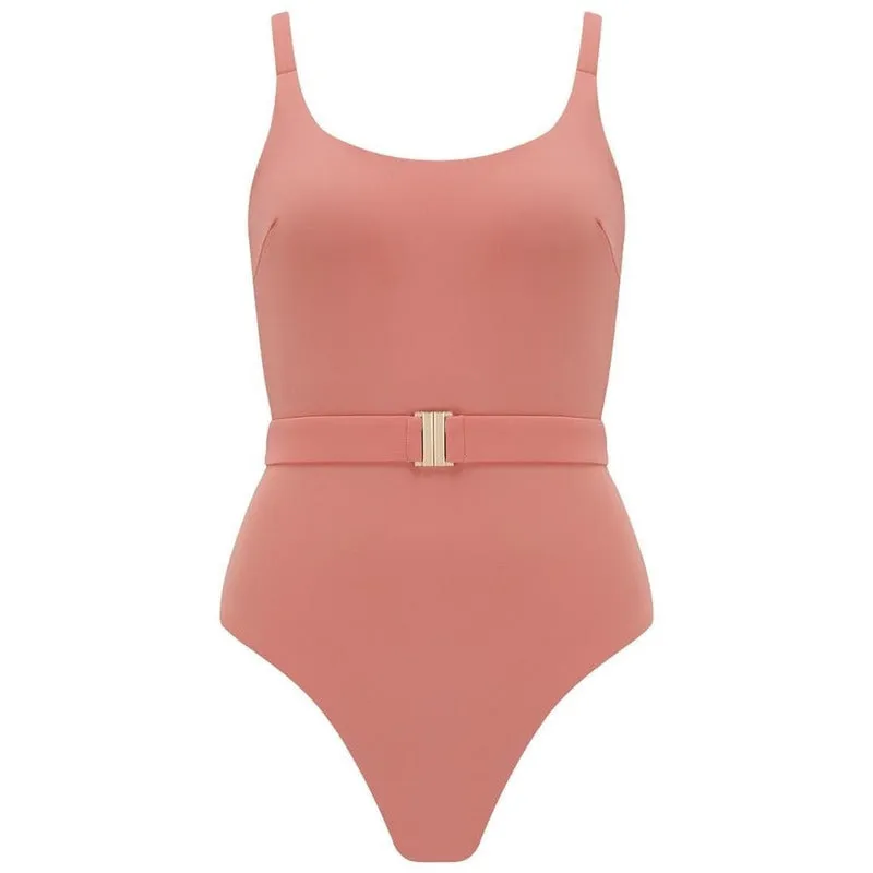 Revivre | The 'Elle' Reversible One Piece in Azura Rose