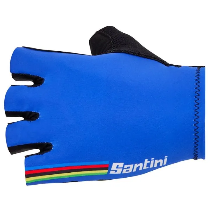 Santini UCI Official Rainbow Gloves 2023