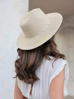 Shiraleah "Bride" Pearl Hat, Natural