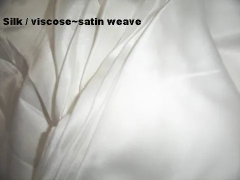 Silk / viscose blended satin weave 44&quot;~ Loro Piana