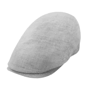 Stanton Linen Blend Ivy Cap - Light Grey