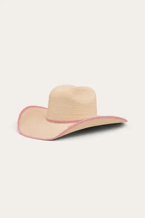 Sterling Hat - Natural/Pink