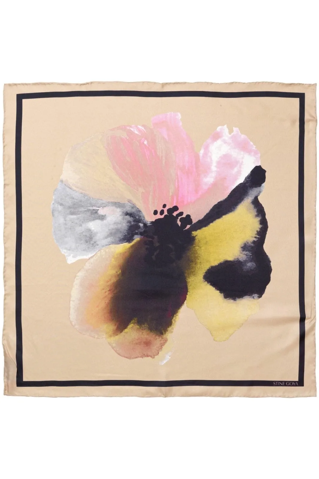 Stine Goya - Small Scarf, 2287 Silk Scarves - Pastel Petals