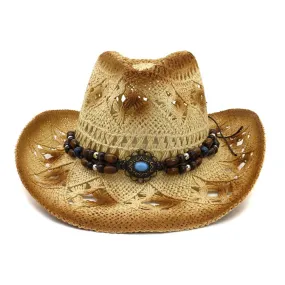 Straw Cowboy Hats Straw Cowboy Hat Seaside Beach Hat