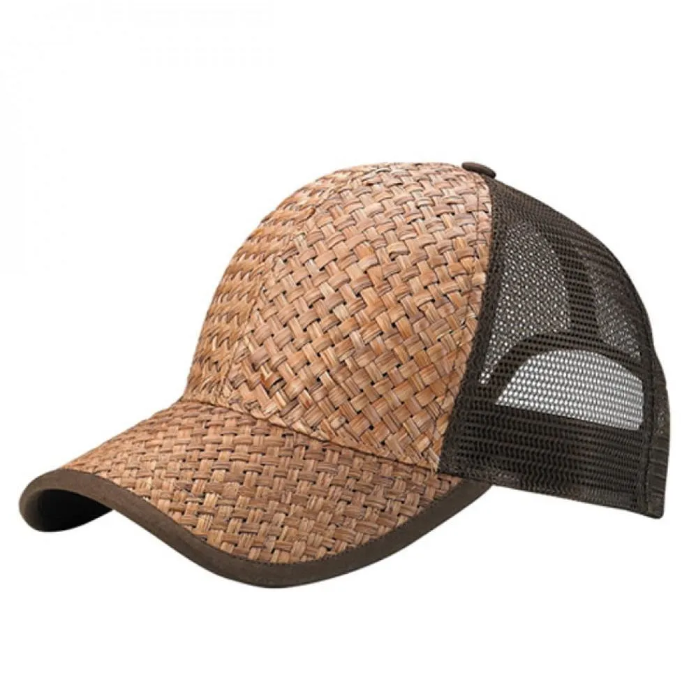 Straw Hat Trucker Mesh Snapback