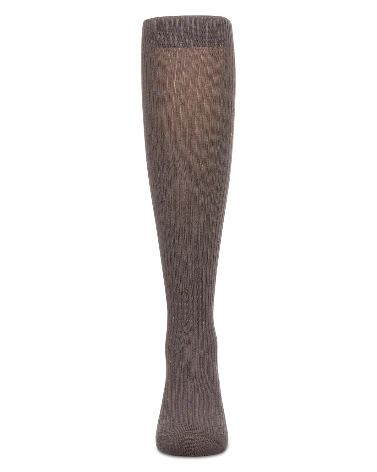 Thin Ribbed Speckled Knee High