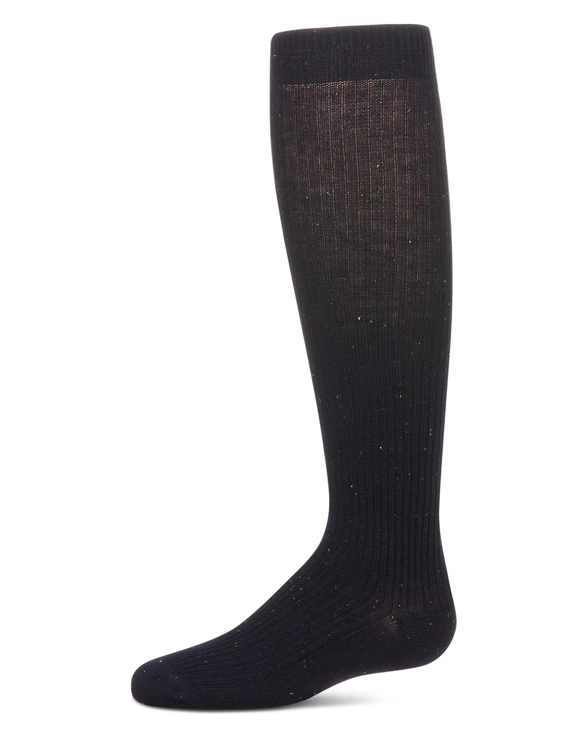 Thin Ribbed Speckled Knee High