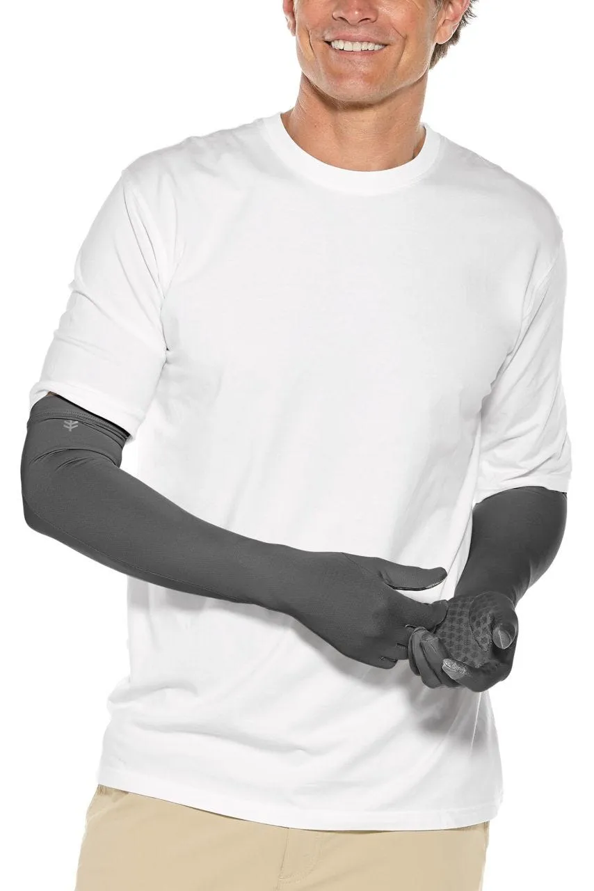 Unisex Culebra UV Long Sun Gloves  |  Charcoal