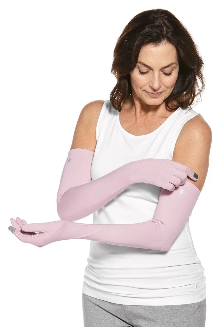 Unisex Culebra UV Long Sun Gloves  |  Dusty Mauve